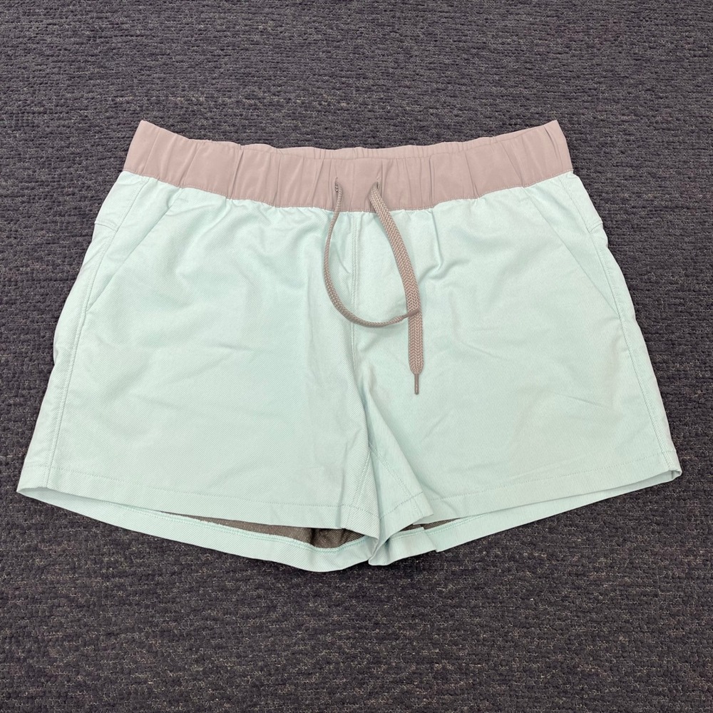 Free Fly Women XL Mint Green Bamboo Charcoal Blend Pull‎ On Shorts Drawstring